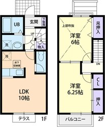 Ｇｒａｎｄ　Ｆｏｎｔａｉｎｅ　Ａの物件間取画像